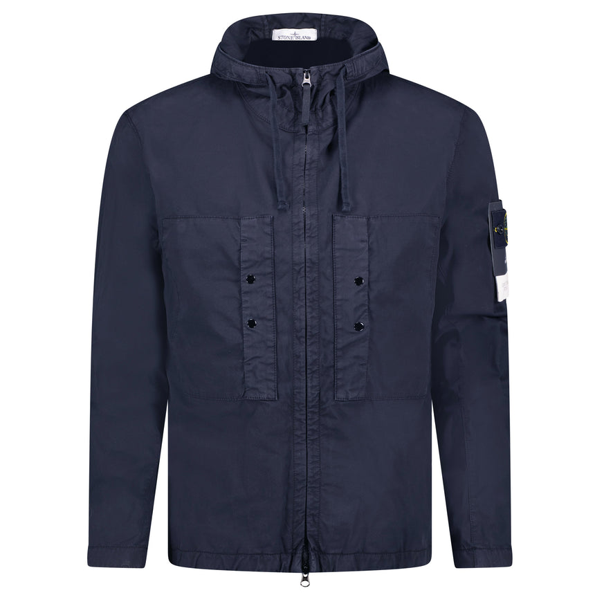 Stone Island Supima Cotton Twill Stretch Hooded Jacket