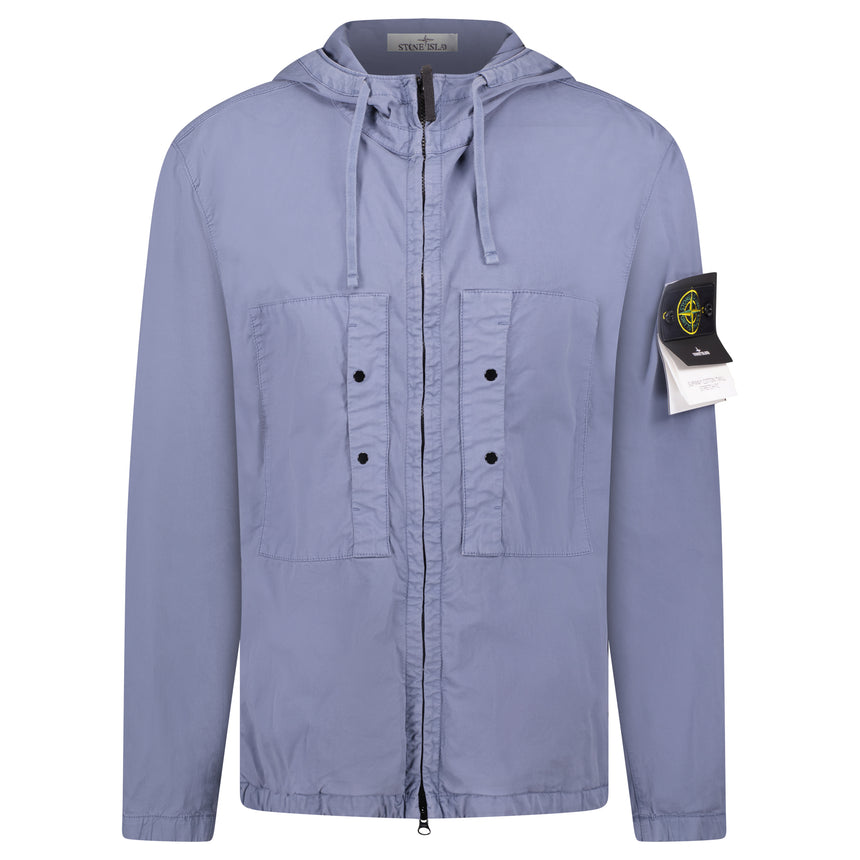 Stone Island Supima Cotton Twill Stretch Hooded Jacket