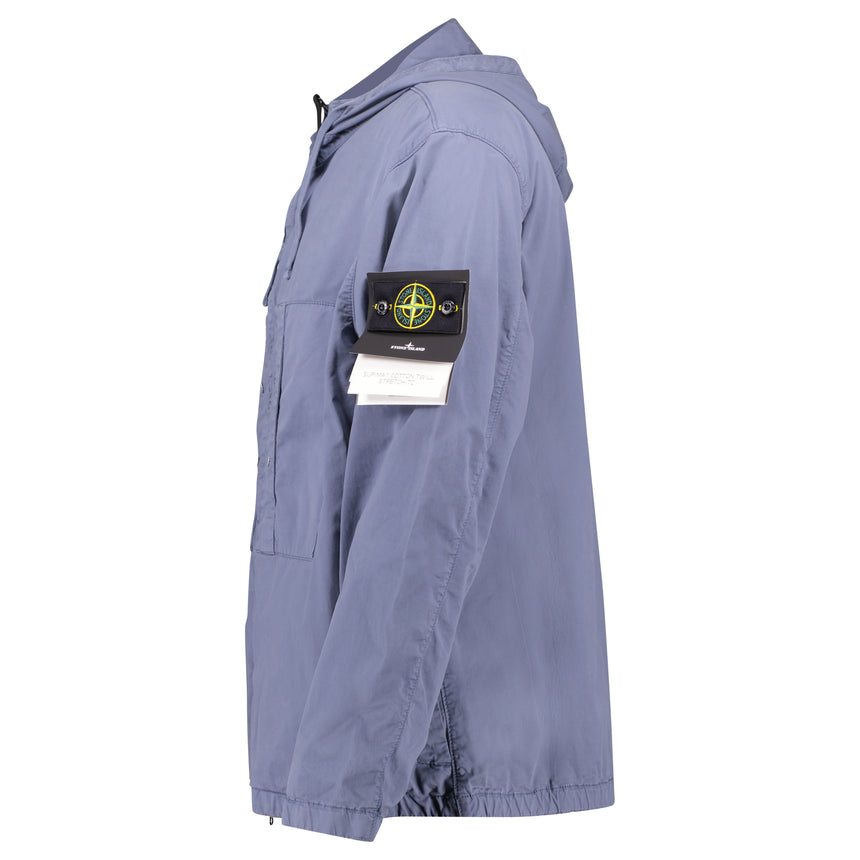 Stone Island Supima Cotton Twill Stretch Hooded Jacket