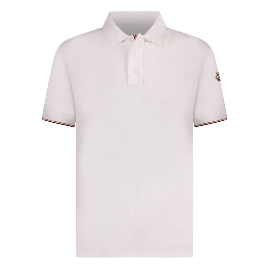 2 Button Polo T-Shirt White