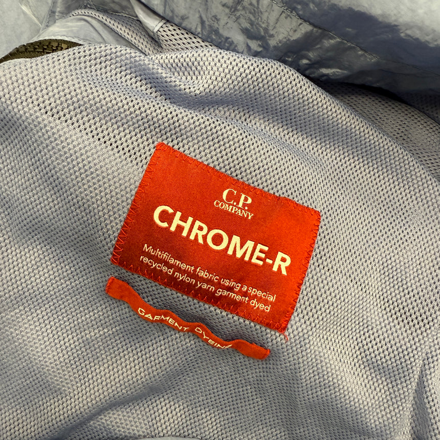 Chrome-R Zip Overshirt in Riviera Blue