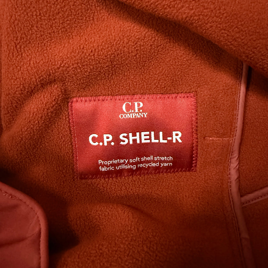 Shell-R Detachable Hooded Jacket in Ketchup Red