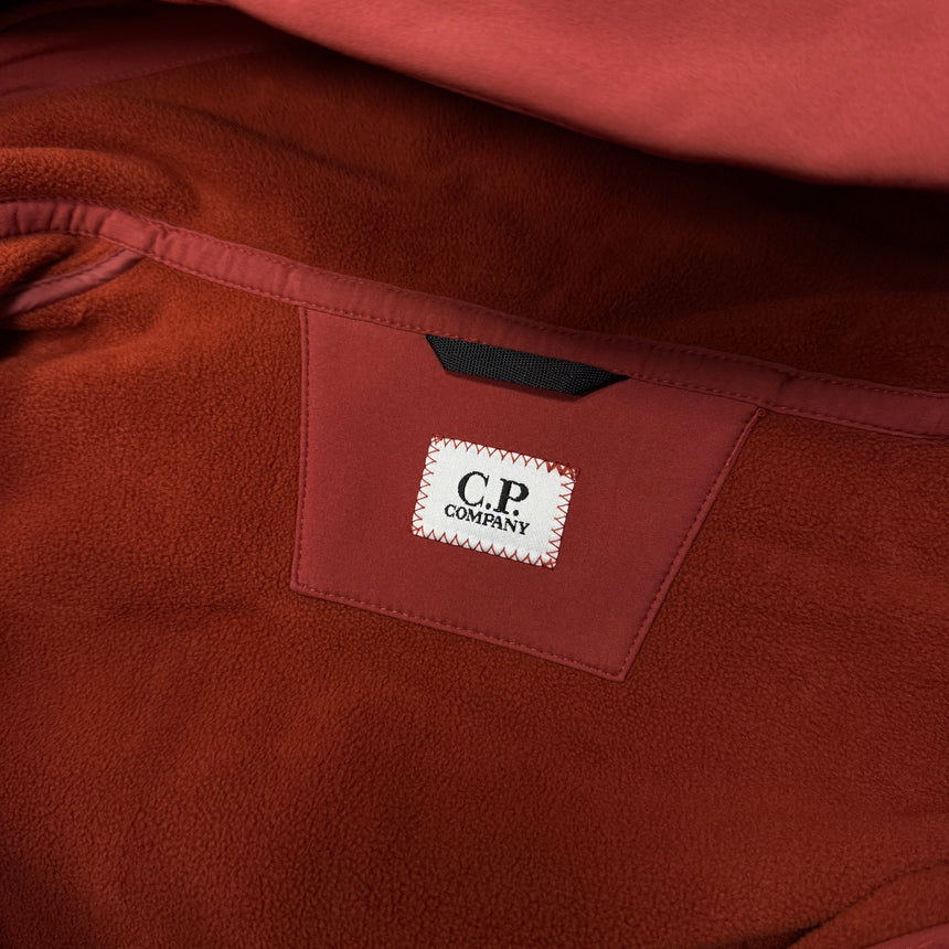 Shell-R Detachable Hooded Jacket in Ketchup Red