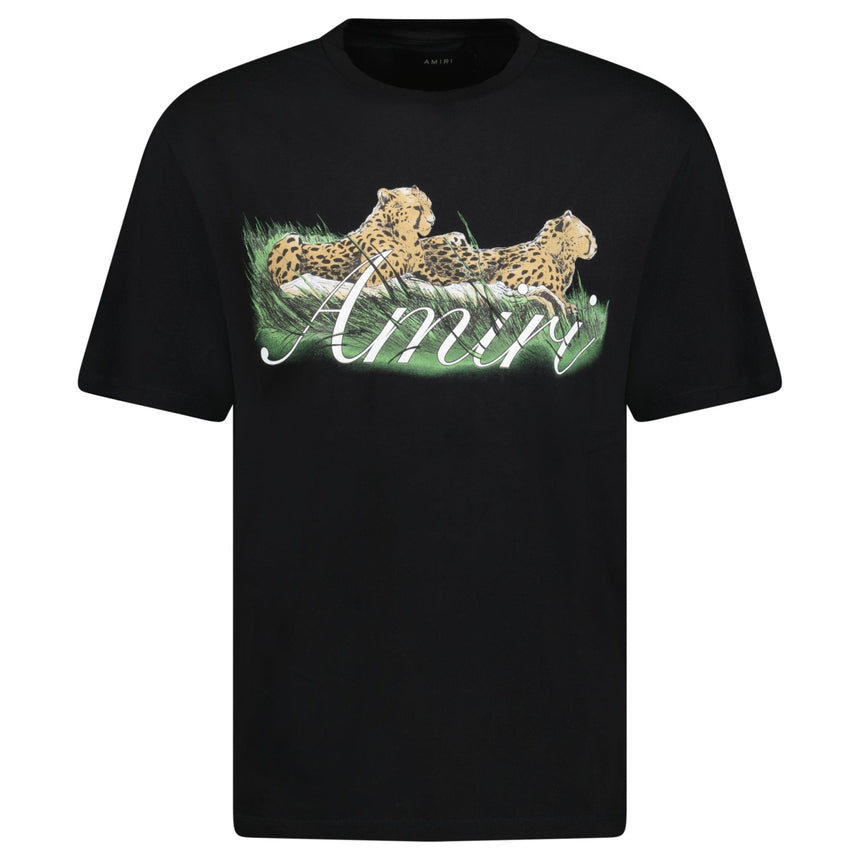 Amiri Cheetah Logo T - Shirt Black - Boinclo ltd - Outlet Sale Under Retail