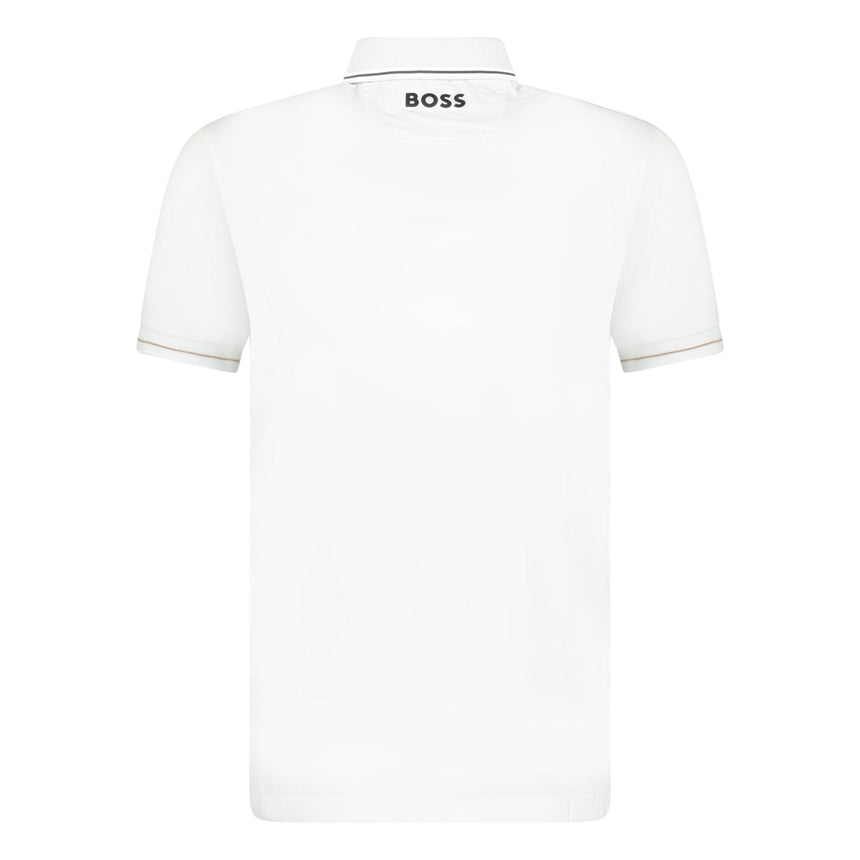 BOSS Paul Pro Polo T - Shirt White - Boinclo ltd - Outlet Sale Under Retail