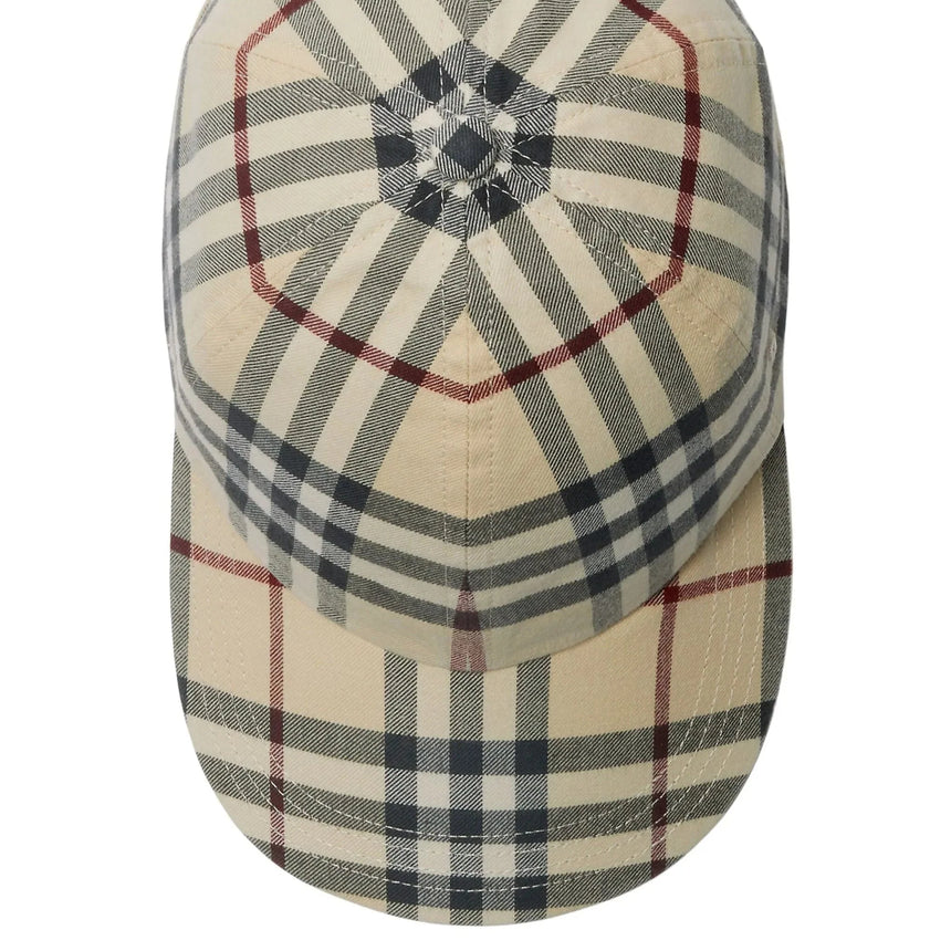 Burberry Archive Check Baseball Cap Stone - Boinclo - Outlet Sale Under Retail