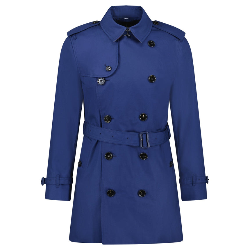 Burberry 'Brockham' Double Breasted Belted Trench Jacket Navy - Boinclo - Outlet Sale Under Retail