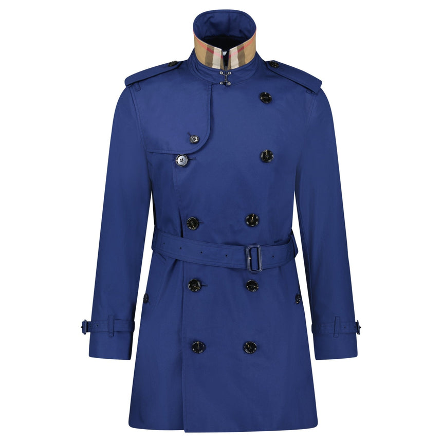 Burberry 'Brockham' Double Breasted Belted Trench Jacket Navy - Boinclo - Outlet Sale Under Retail