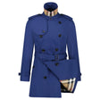 Burberry 'Brockham' Double Breasted Belted Trench Jacket Navy - Boinclo - Outlet Sale Under Retail