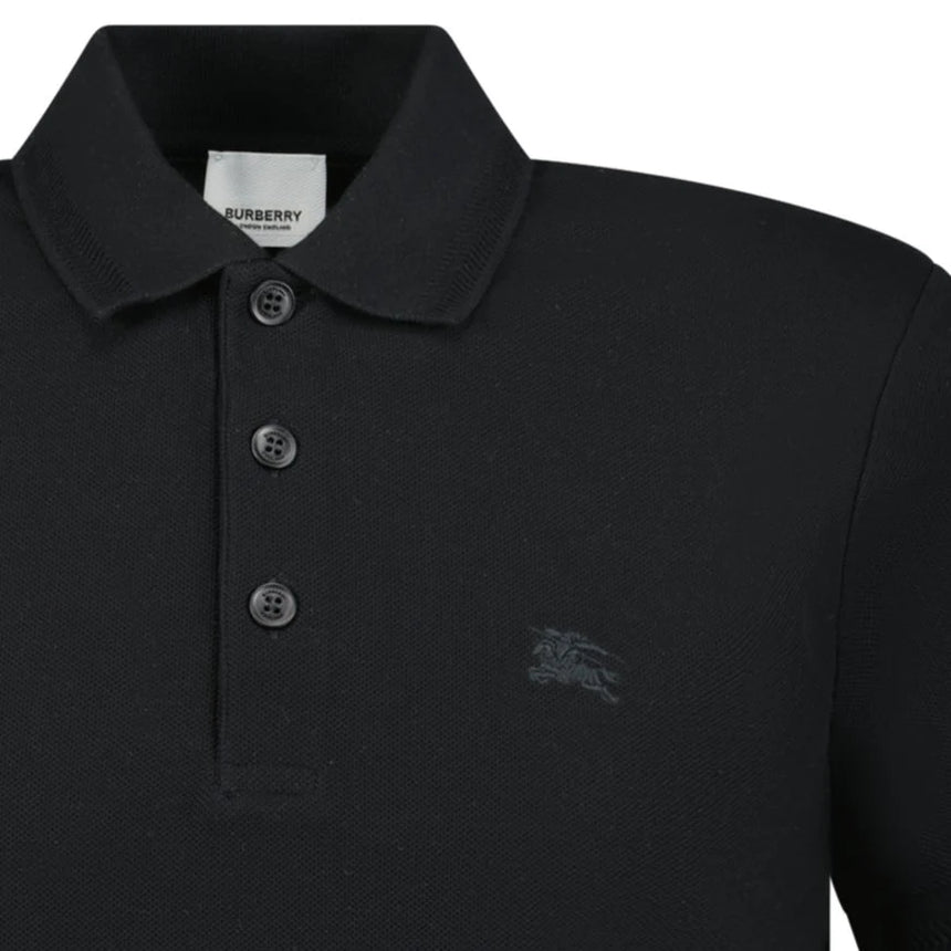 'Eddie' Polo-Shirt Schwarz