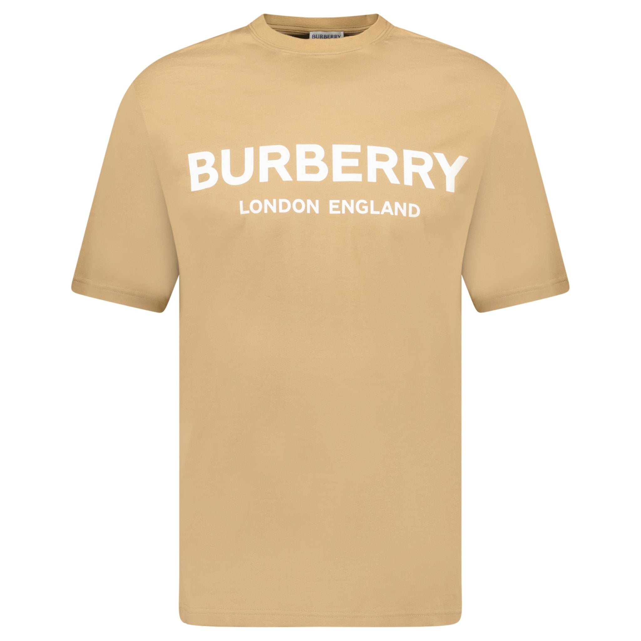Burberry 'Ellison' Stripe Embroidery T-Shirt Black - Outlet