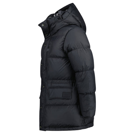 Burberry Halsby Mid Length Down Puffer Jacket Black - Boinclo - Outlet Sale Under Retail