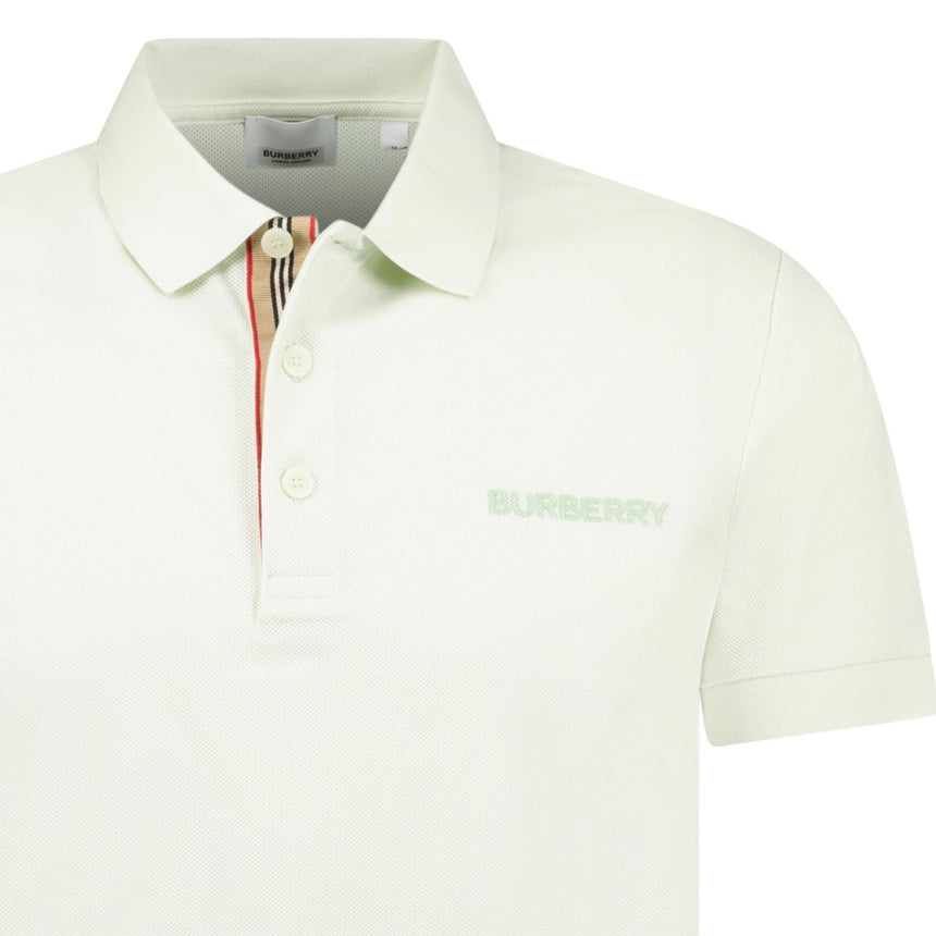 Burberry 'Hartford' Signature Colour Placket Polo Pistachio - Boinclo - Outlet Sale Under Retail