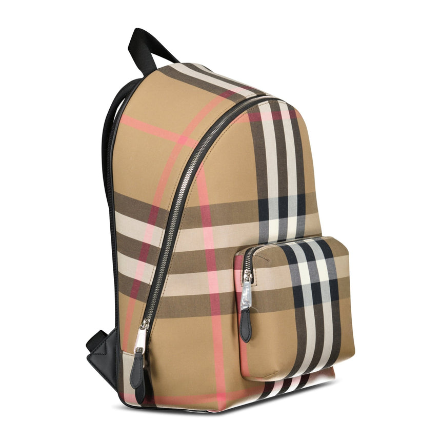 'Jeff' Rucksack Signature Check Beige