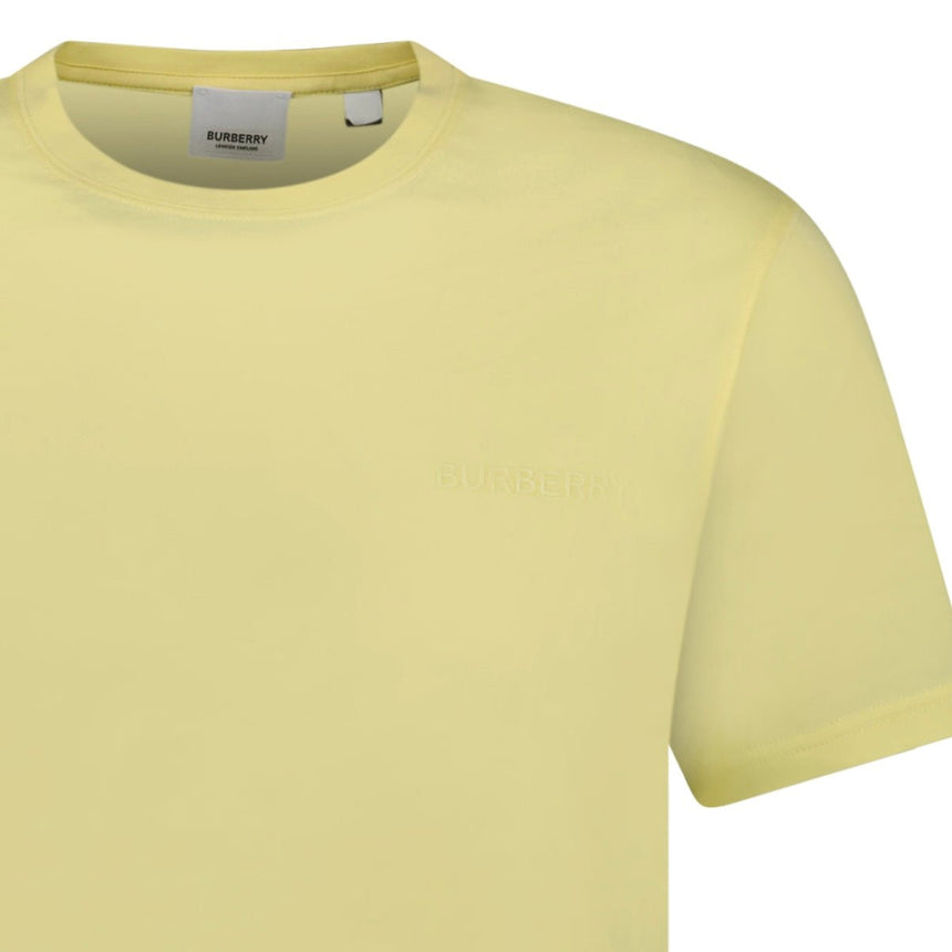 Burberry 'Jenson' Crew Neck Logo T-Shirt Yellow - Boinclo - Outlet Sale Under Retail