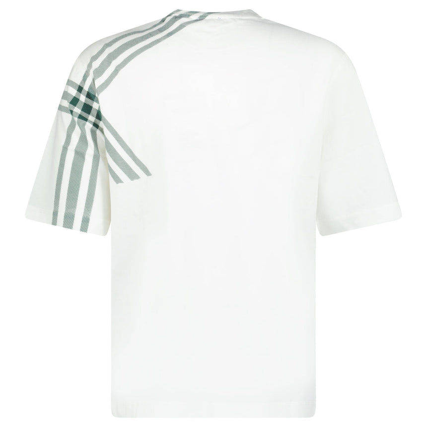 Burberry Large Shoulder Check White & Green - Boinclo - Outlet Sale Under Retail