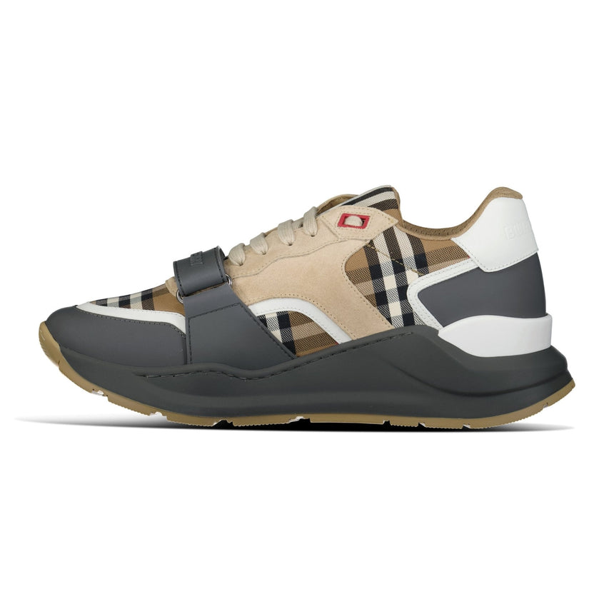 Burberry 'Ramsey Runner' Trainers Taupe Brown - Boinclo - Outlet Sale Under Retail