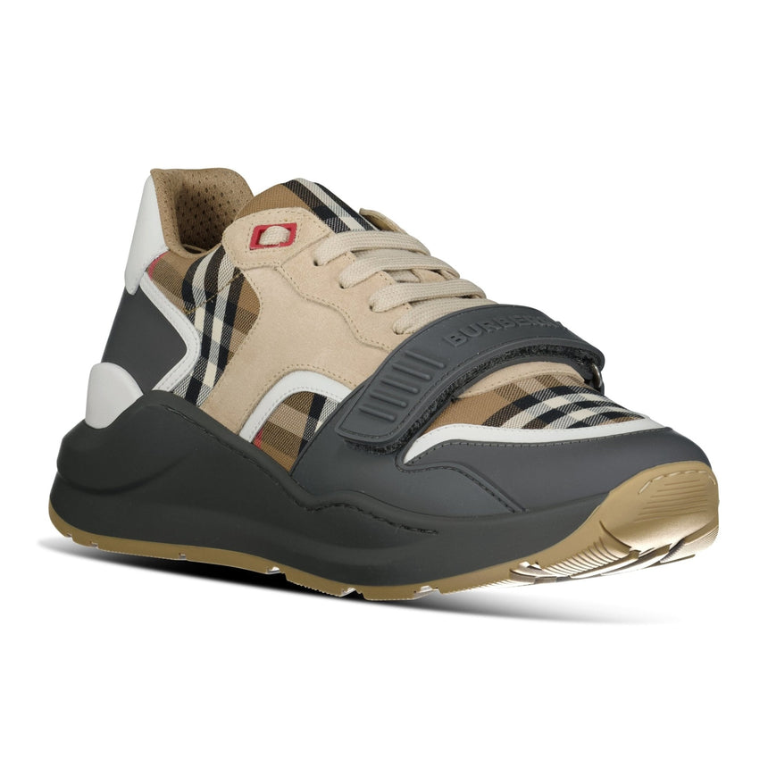 Burberry 'Ramsey Runner' Trainers Taupe Brown - Boinclo - Outlet Sale Under Retail