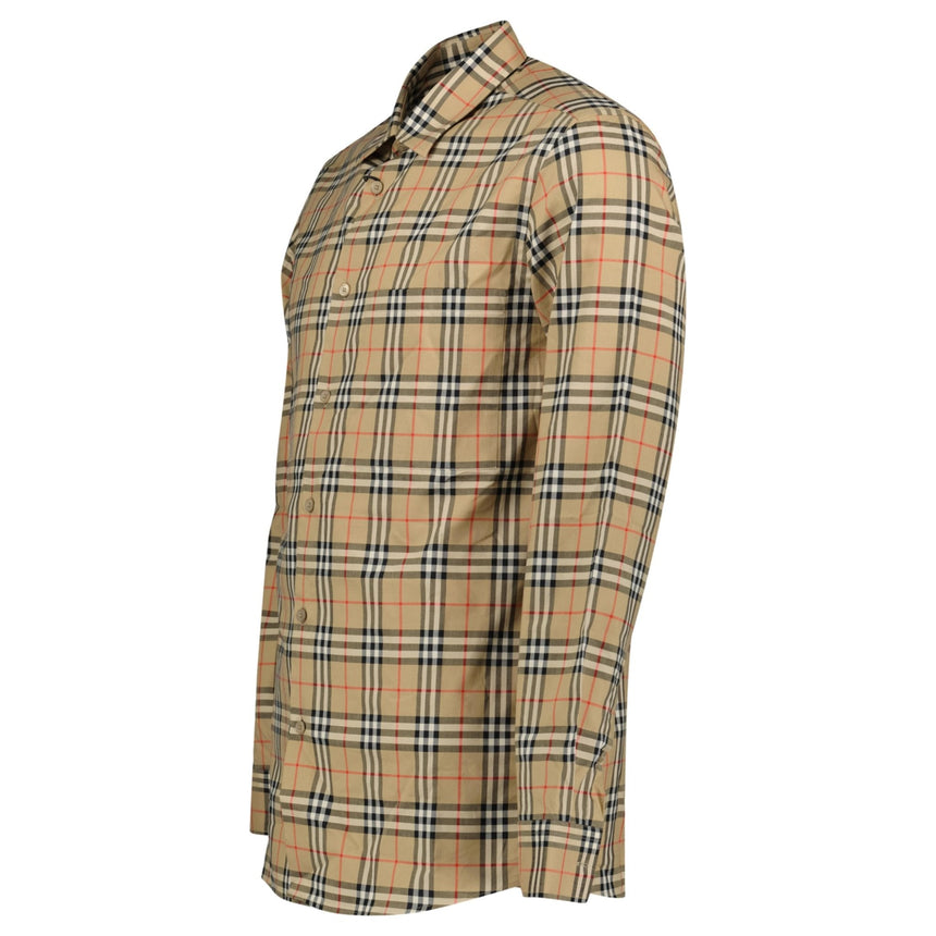 Burberry 'Simson' Check Shirt in Archive Beige - Boinclo - Outlet Sale Under Retail