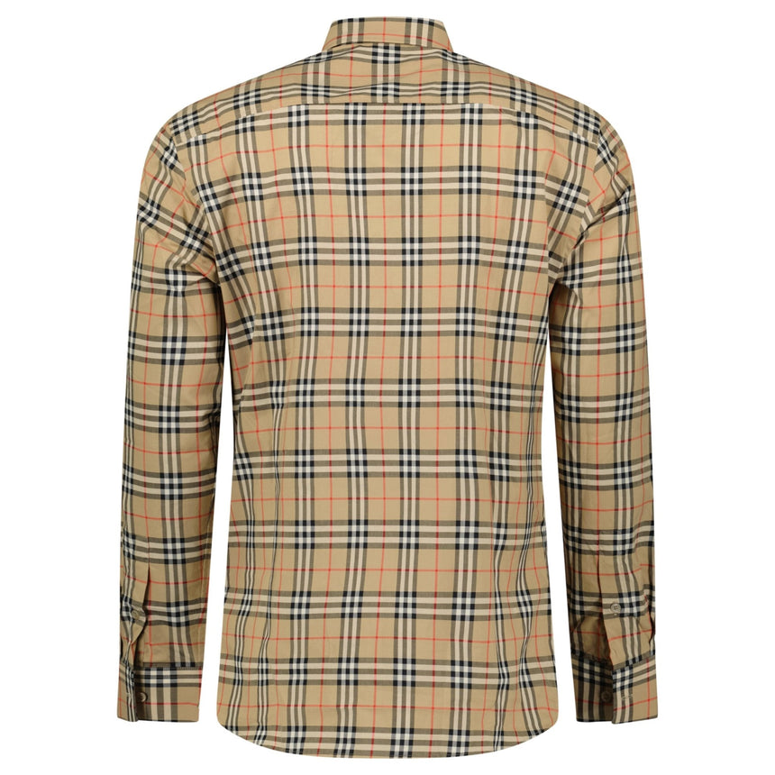 Burberry 'Simson' Check Shirt in Archive Beige - Boinclo - Outlet Sale Under Retail