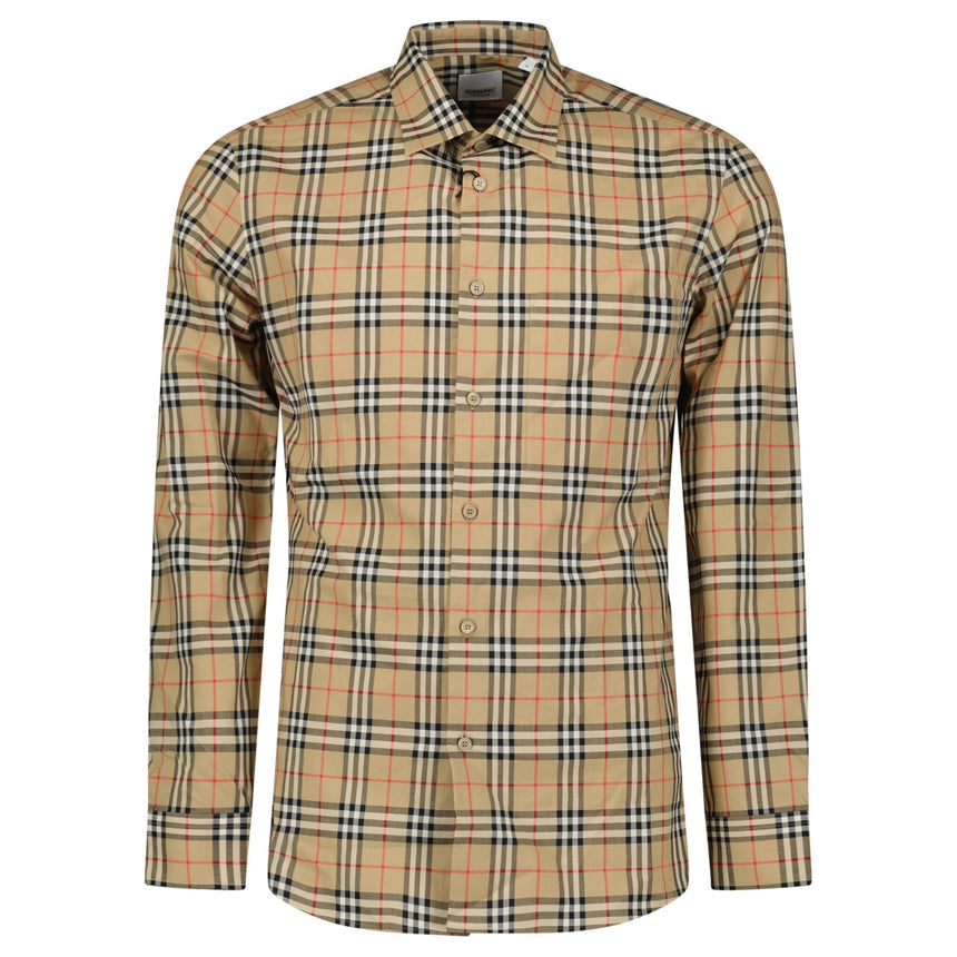Burberry 'Simson' Check Shirt in Archive Beige - Boinclo - Outlet Sale Under Retail