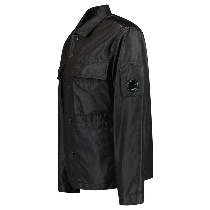 CP Company 50 Fili Tr - P Buttoned Kan D Panel Coach Jacket Black - Boinclo - Outlet Sale Under Retail