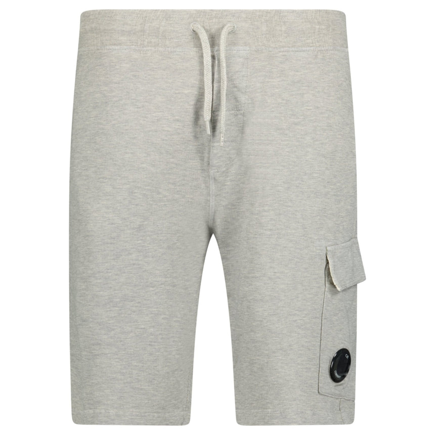 CP Company Light Fleece Lens Sweat Shorts Greystone - Boinclo - Outlet Sale Under Retail