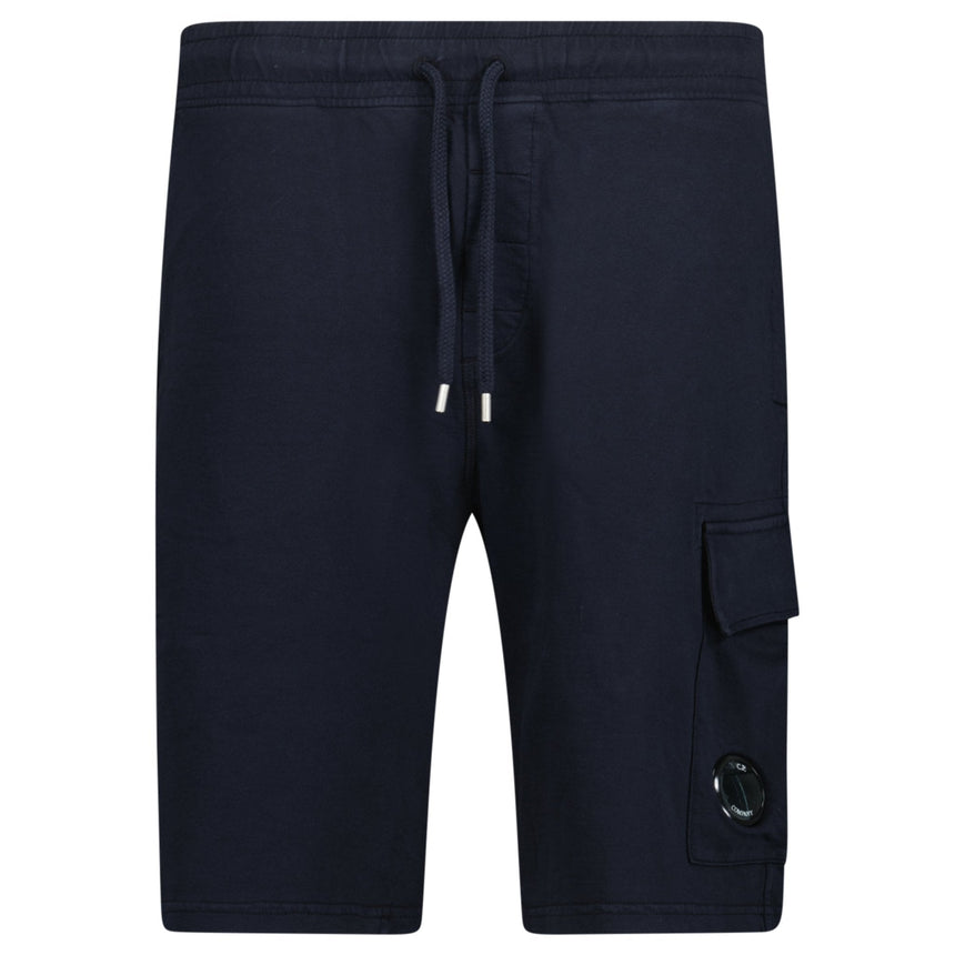CP Company Light Fleece Lens Sweat Shorts Navy - Boinclo - Outlet Sale Under Retail