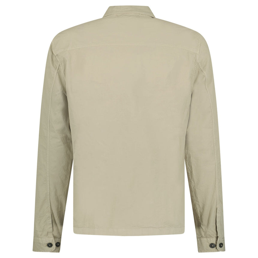 CP Company Organic Gabardine Utility Lens Shirt in Beige - Boinclo - Outlet Sale Under Retail
