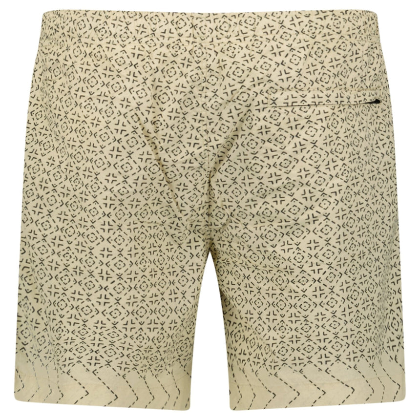CP Company Print Baja Print Flatt Nylon Logo Swim Shorts Beige - Boinclo - Outlet Sale Under Retail