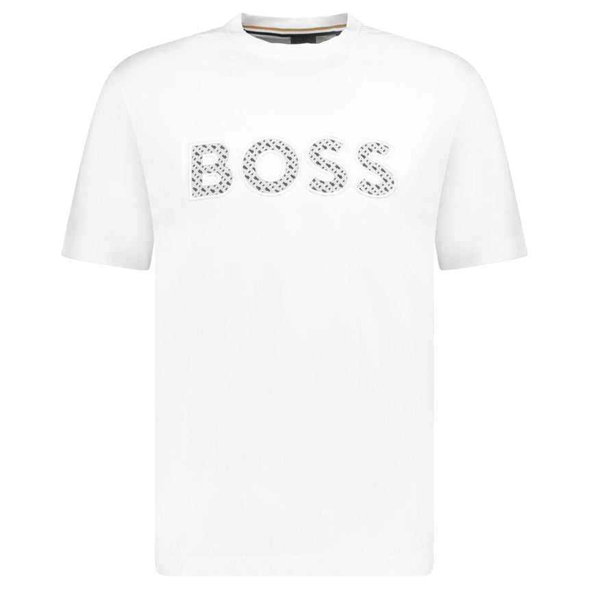 Hugo Boss Boss Logo 'Thompson' T-Shirt White - Boinclo - Outlet Sale Under Retail