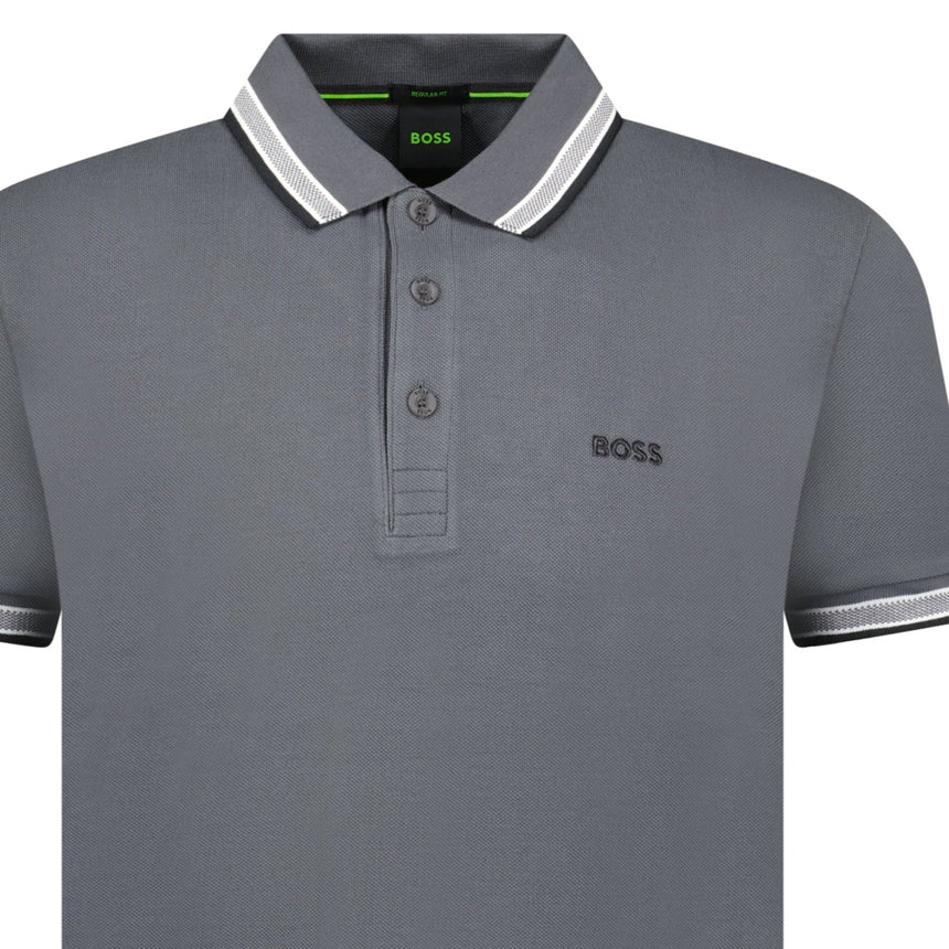 Hugo Boss Paddy Polo Shirt Dark Grey - Boinclo - Outlet Sale Under Retail
