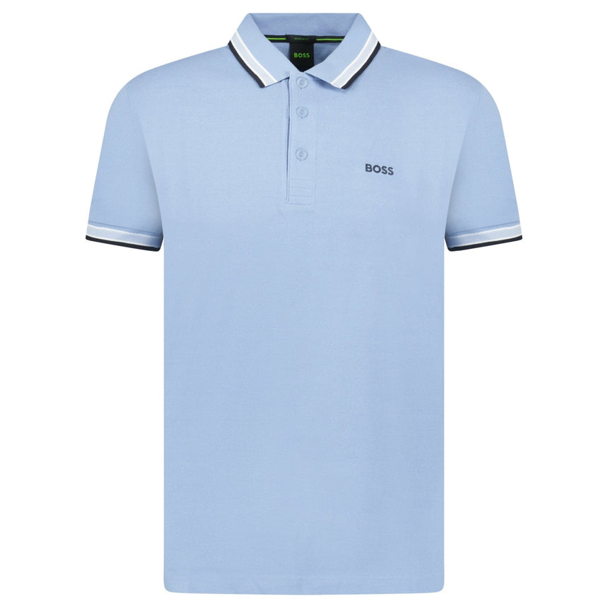 Hugo Boss Paddy Polo Shirt Open Blue - Boinclo - Outlet Sale Under Retail
