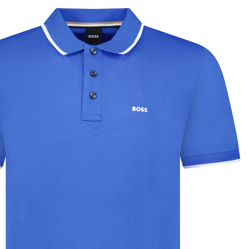 Hugo Boss Parley 190 Polo Shirt Royal Blue - Boinclo - Outlet Sale Under Retail