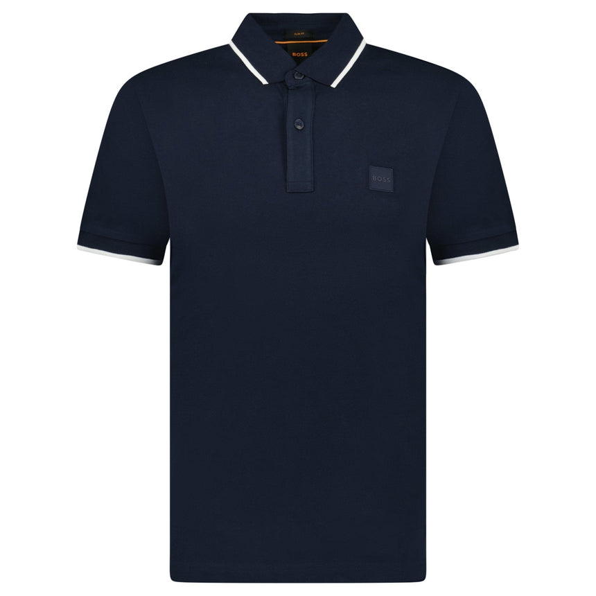 Hugo Boss Passertip Polo T-Shirt in Navy - Boinclo - Outlet Sale Under Retail