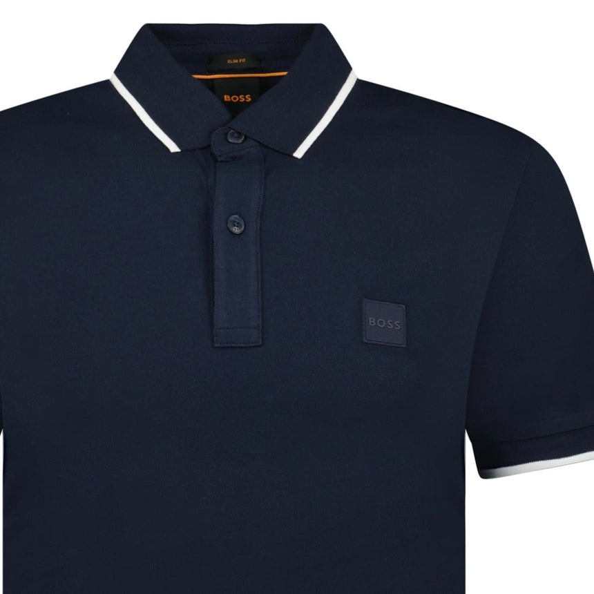 Hugo Boss Passertip Polo T-Shirt in Navy - Boinclo - Outlet Sale Under Retail