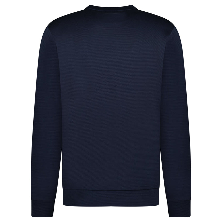 Hugo Boss Salbo Mirror Crewneck Sweatshirt Navy - Boinclo - Outlet Sale Under Retail