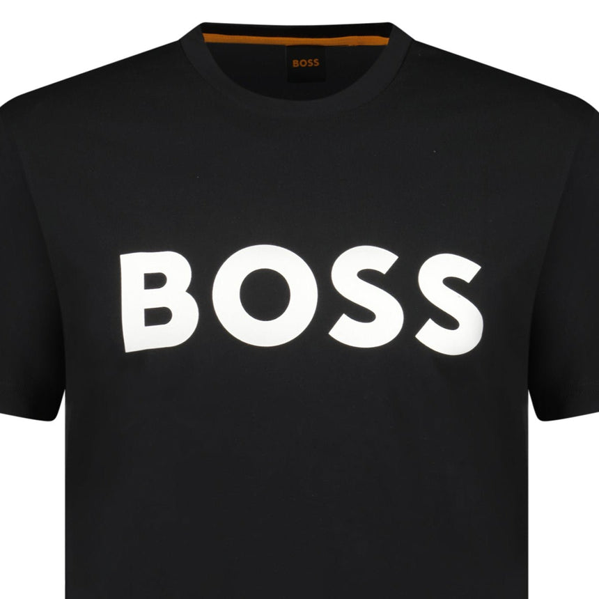 Hugo Boss Thinking 1 Logo T-Shirt in Black - Boinclo - Outlet Sale Under Retail