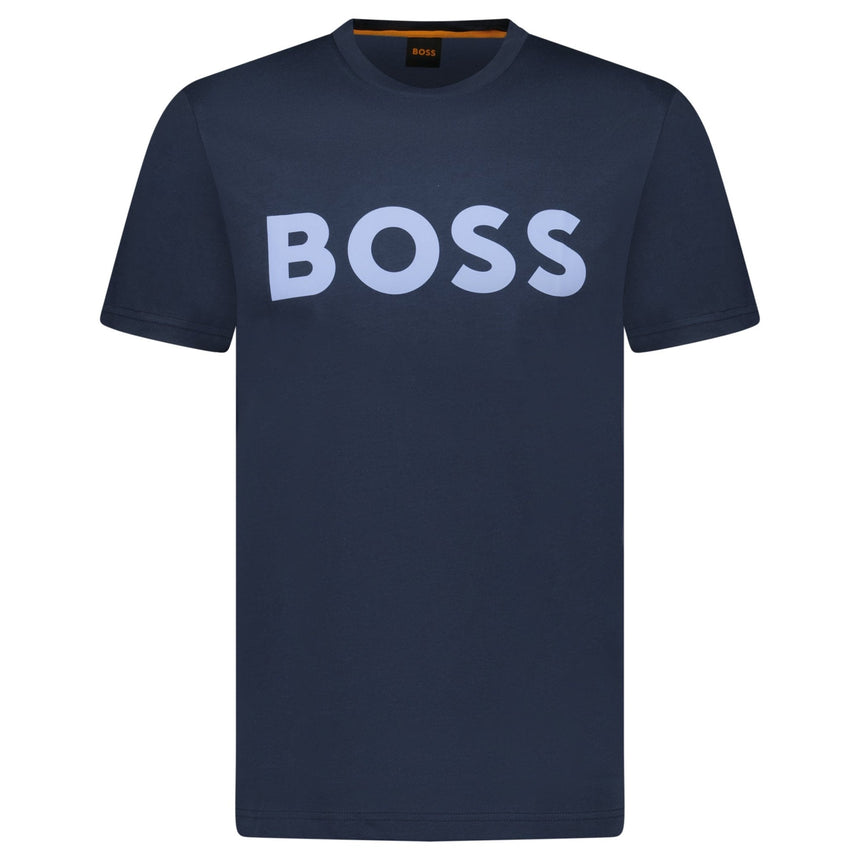 Hugo Boss Thinking 1 Logo T-Shirt in Navy - Boinclo - Outlet Sale Under Retail