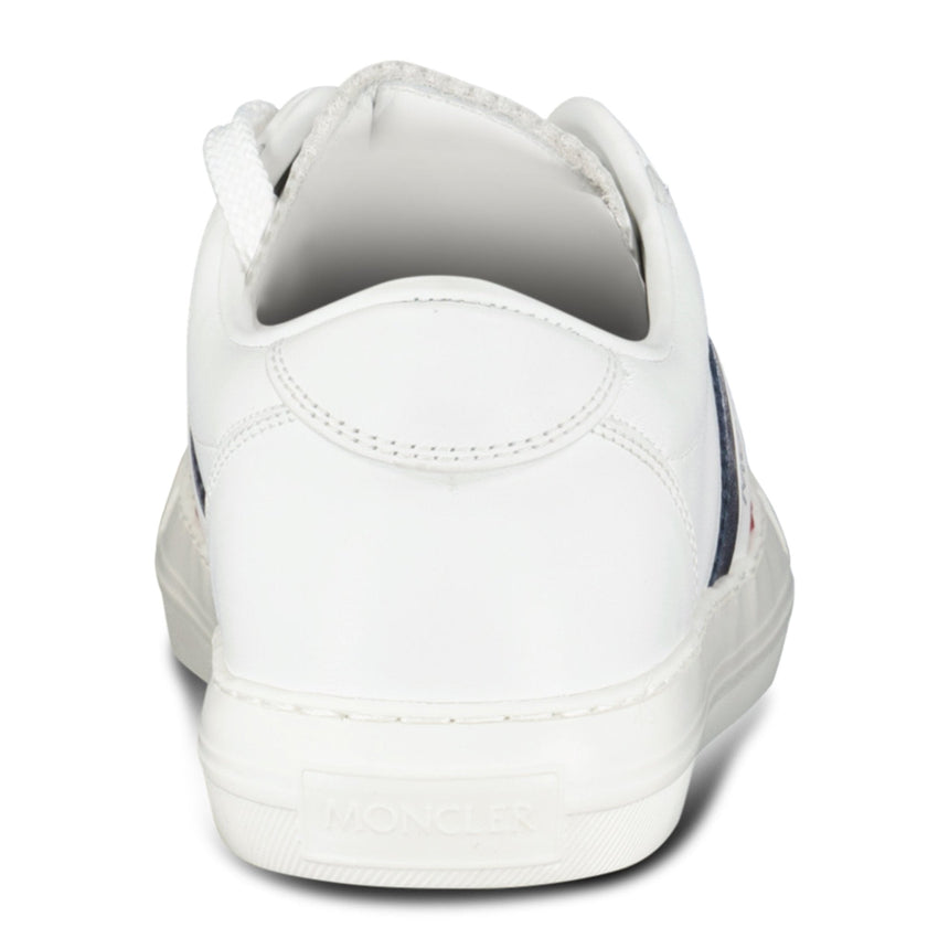 Moncler Monaco Leather Trainers White - Boinclo - Outlet Sale Under Retail