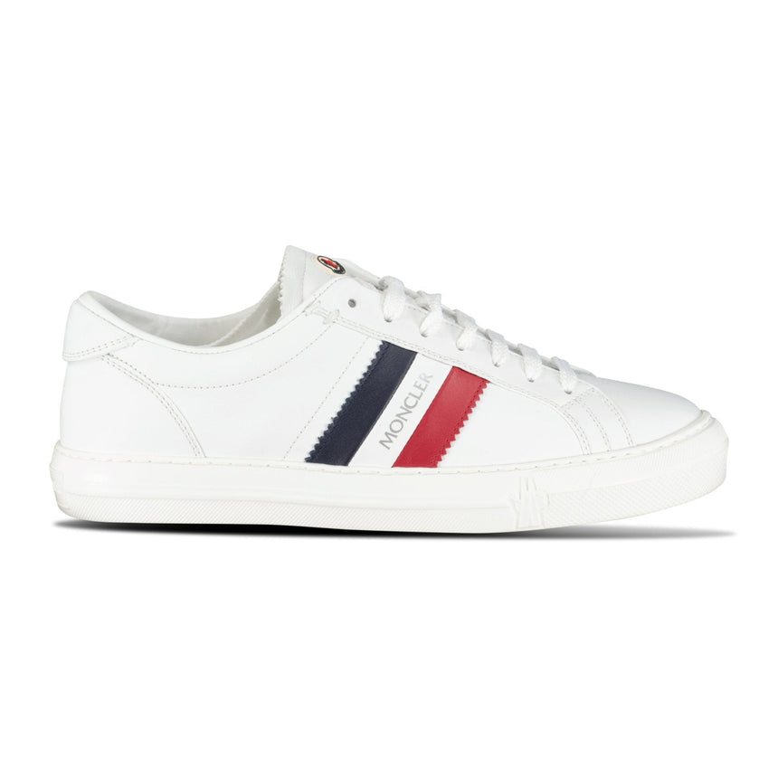 Moncler Monaco Leather Trainers White - Boinclo - Outlet Sale Under Retail