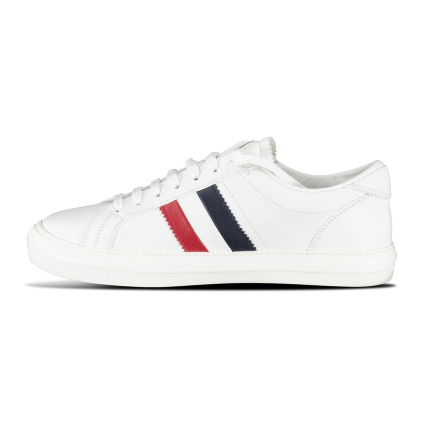 Moncler Monaco Leather Trainers White - Boinclo - Outlet Sale Under Retail