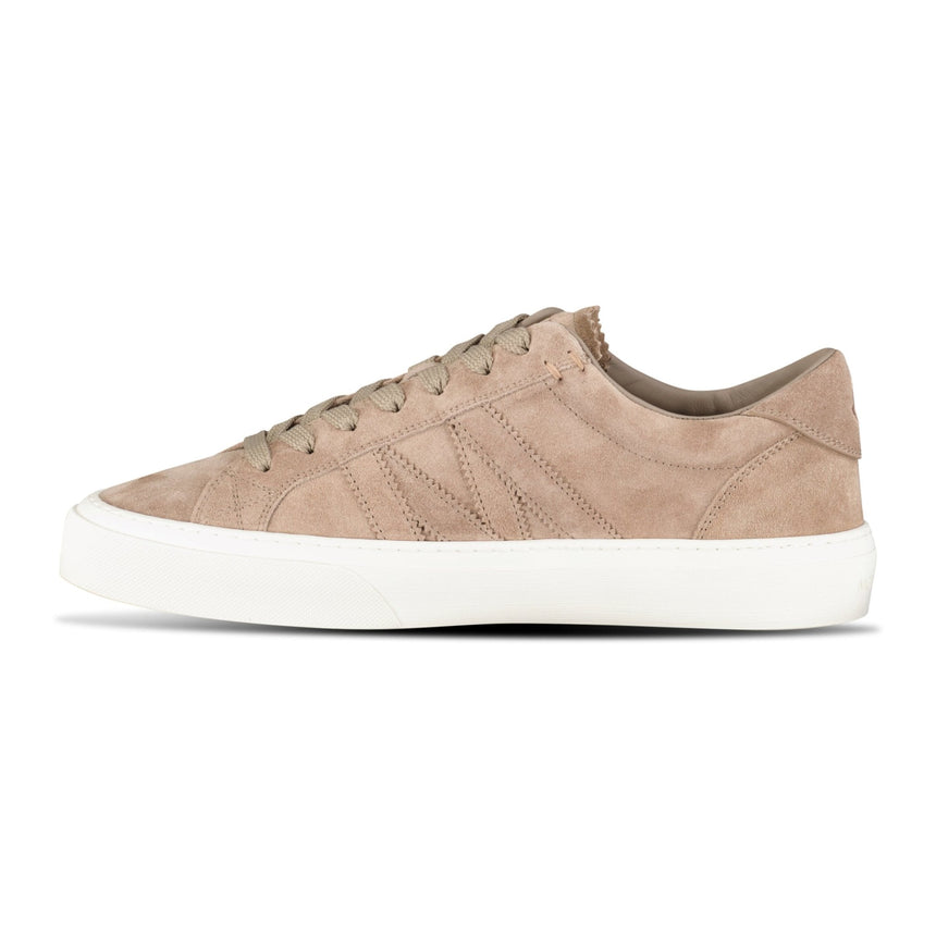 Moncler Monaco Suede Trainers Beige - Boinclo - Outlet Sale Under Retail