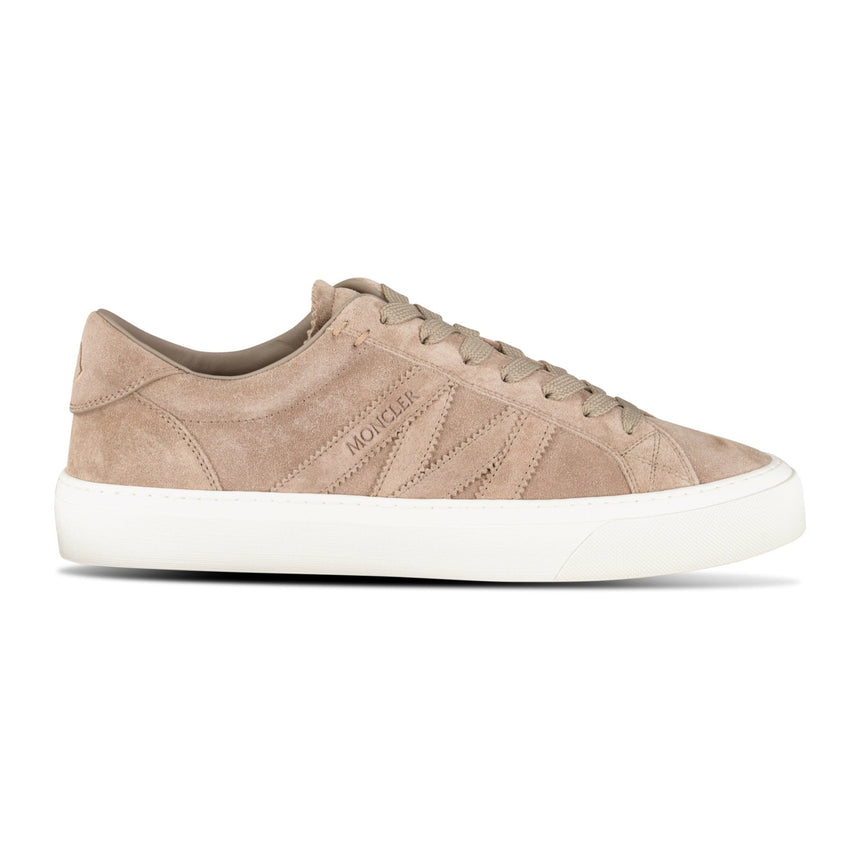 Moncler Monaco Suede Trainers Beige - Boinclo - Outlet Sale Under Retail