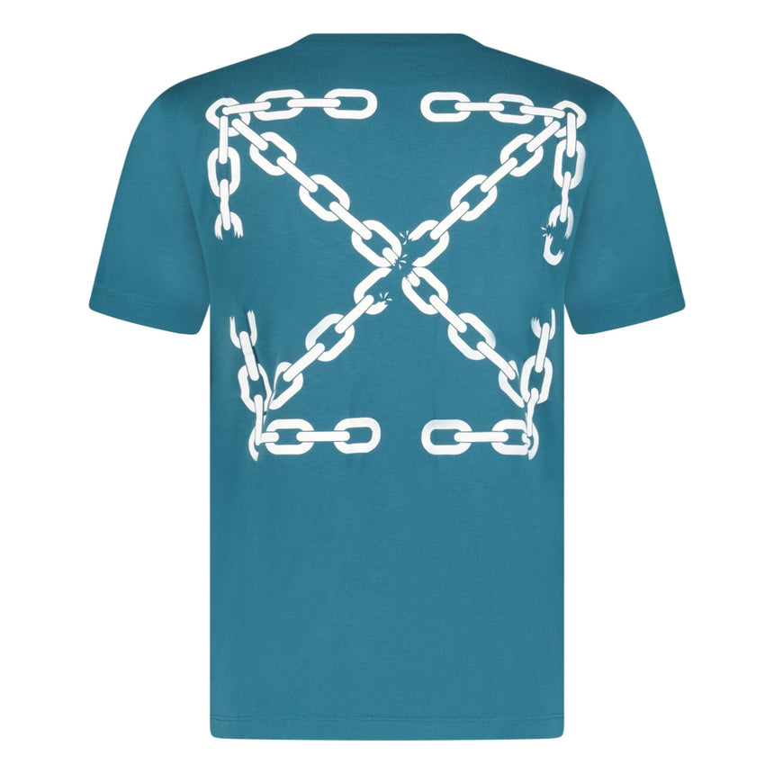 Off-White Chain Arrows T-Shirt Green - Boinclo ltd - Outlet Sale Under Retail