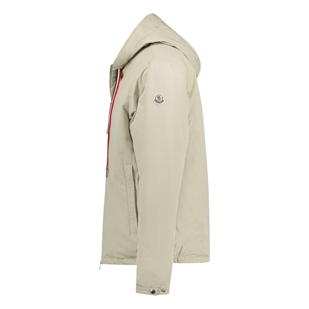 Moncler 'CEROU' Down Quilted Zip Hooded Jacket Beige - Boinclo ltd