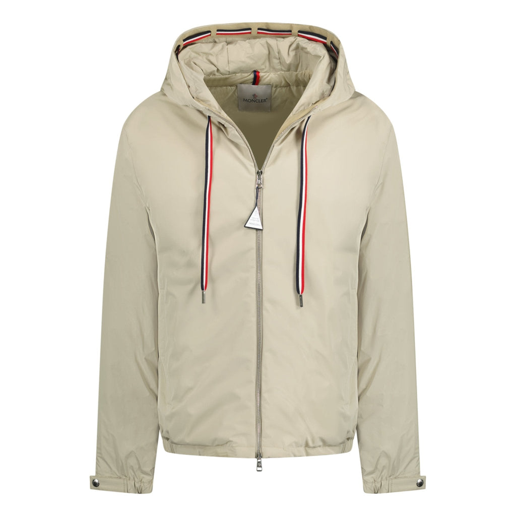 Moncler 'CEROU' Down Quilted Zip Hooded Jacket Beige - Boinclo ltd