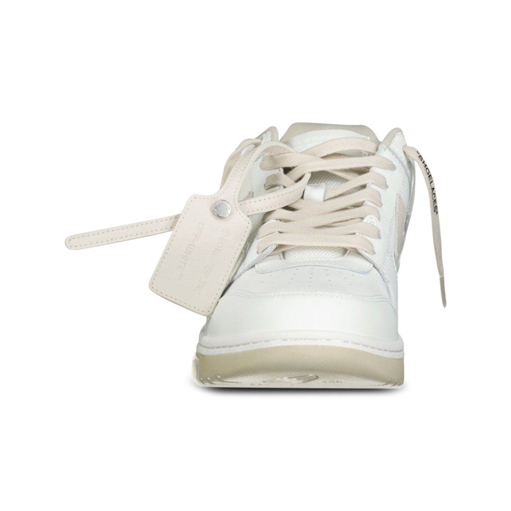 Off-White Out Of Office Calf Leather Trainer White & Beige - Boinclo ltd