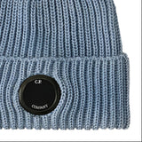 Lens Wool Beanie in Blue