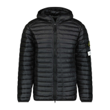 Stone Island Loom Woven Down Chambers Stretch Nylon-TC Jacket Black - Boinclo ltd - Outlet Sale Under Retail